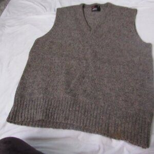 Robert Bruce Gray Wool Blend Sweater Vest Vintage USED